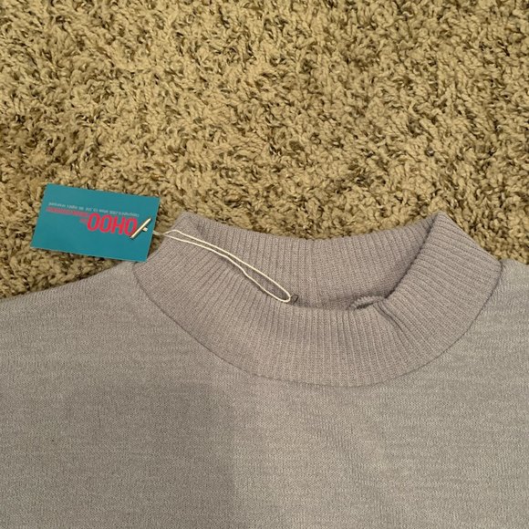 OHOO Mens Soft Cotton Pullover Mockneck 3XL - Picture 6 of 9